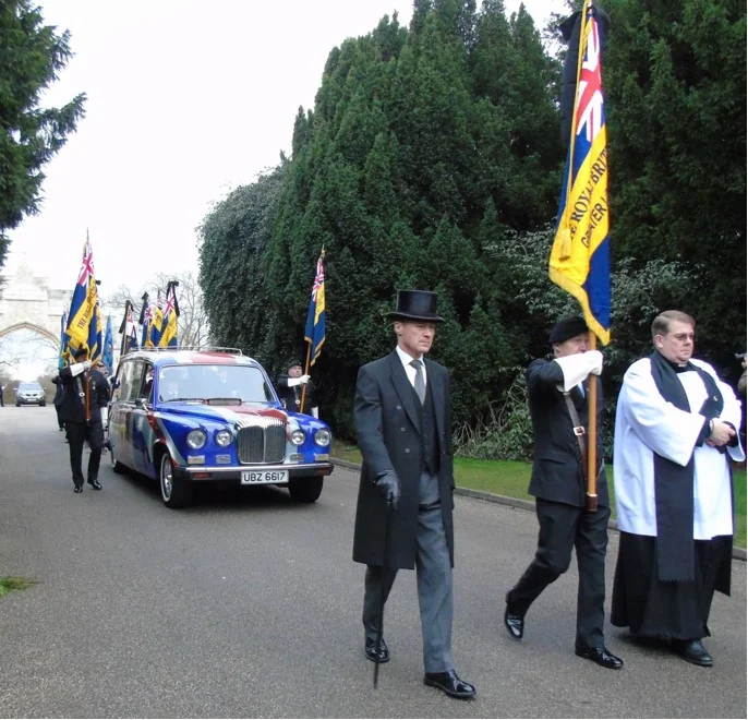 Royal British legion Funeral car